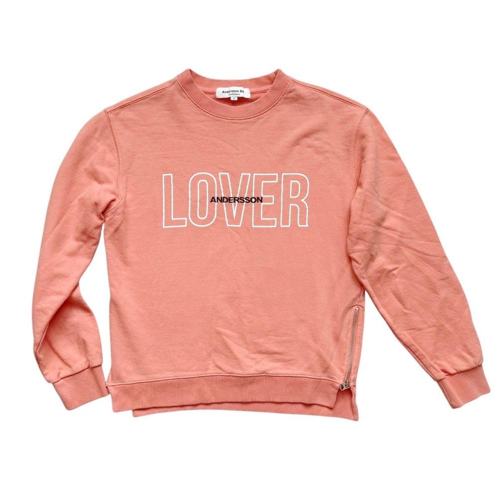 Andersson Bell LOVER Crewneck Sweatshirt Unisex Size Small 2016 Zipper Sides